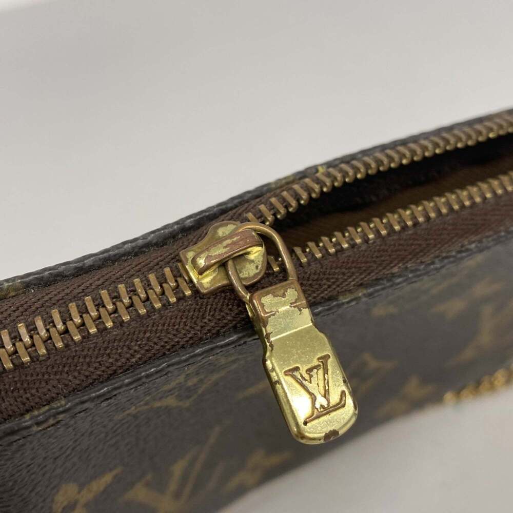 Louis Vuitton Monogram Mini Pochette Accessoires M58009 Brown Women's Bag P23... - Picture 9 of 11